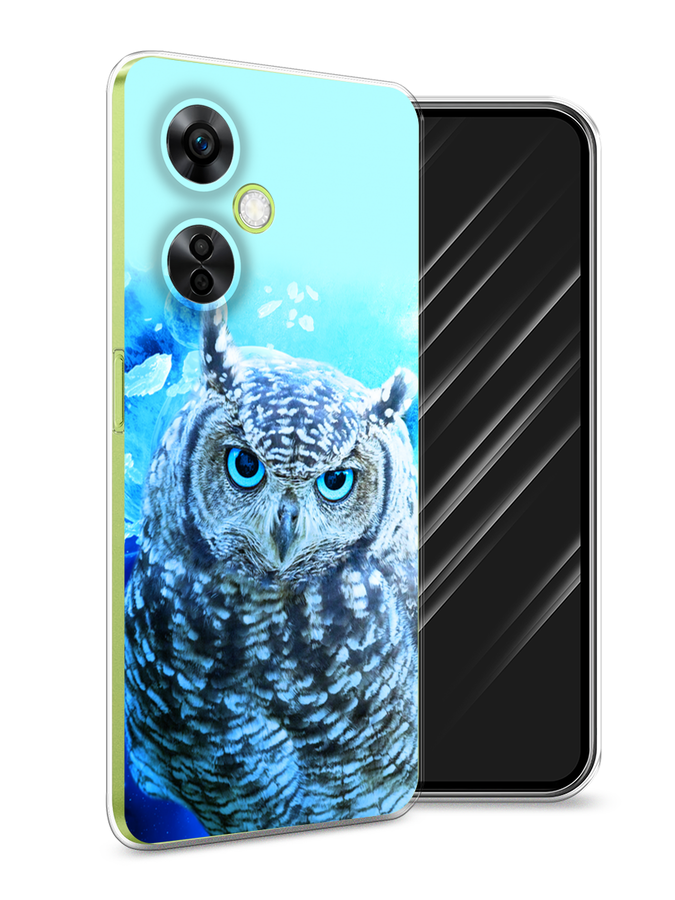 

Чехол Awog на OnePlus Nord N30 5G/Nord CE3 5G/Nord CE3 Lite "Сова арт 7", Синий;голубой, 153950-1