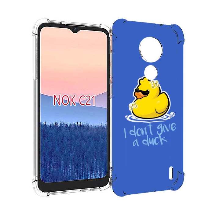 

Чехол MyPads Уточка для Nokia C21, Прозрачный, Tocco
