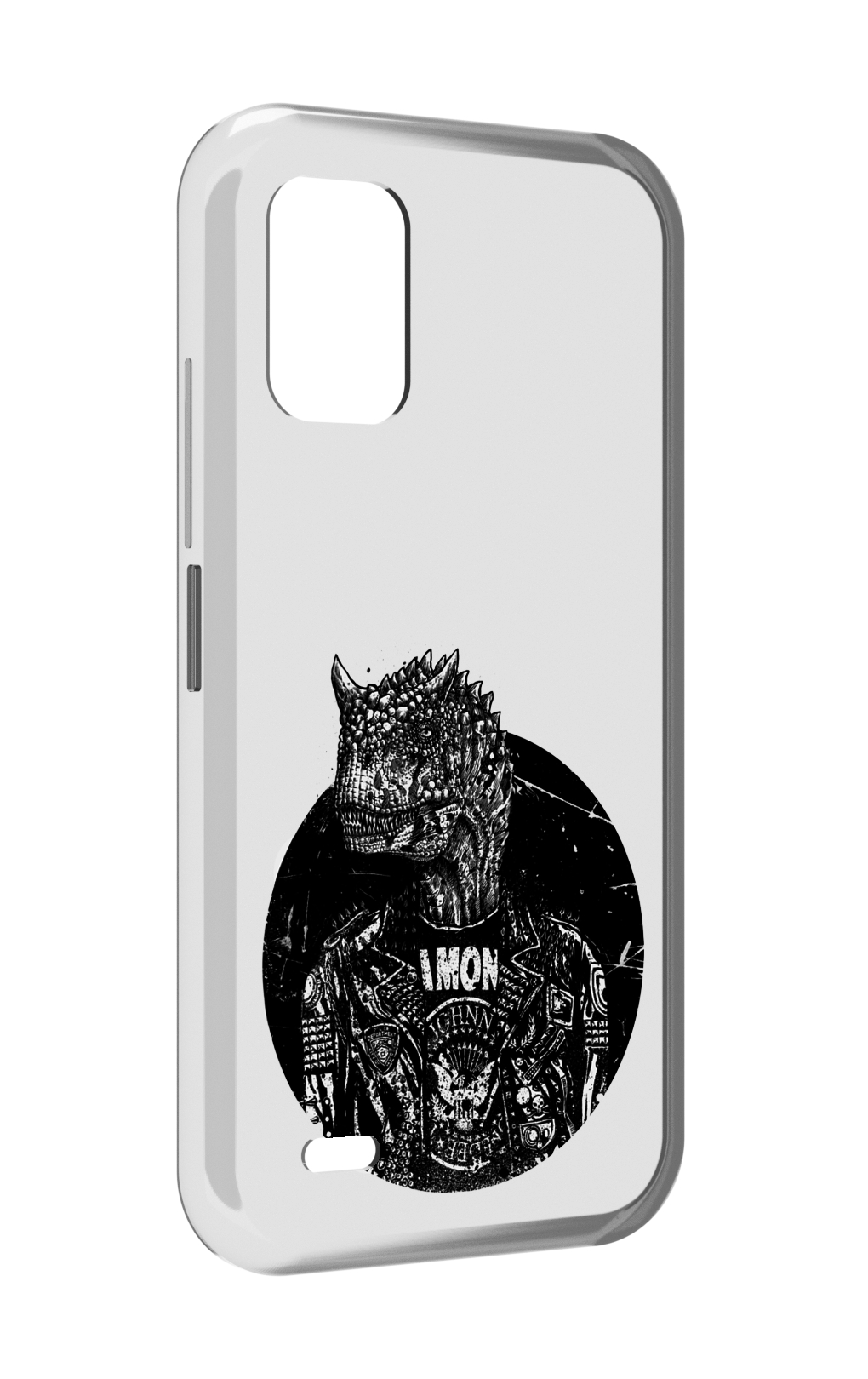 

Чехол MyPads динозавр в куртке для UMIDIGI Bison GT2 / GT2 Pro, Прозрачный, Tocco