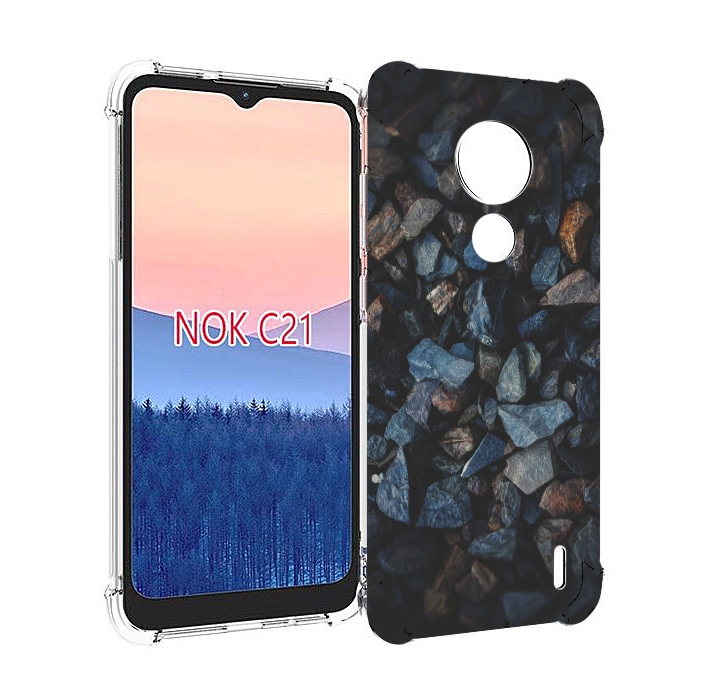

Чехол MyPads Фон для сторис для Nokia C21, Прозрачный, Tocco