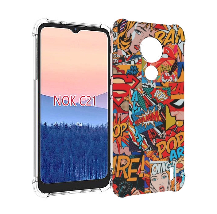 

Чехол MyPads Фон для Nokia C21, Прозрачный, Tocco