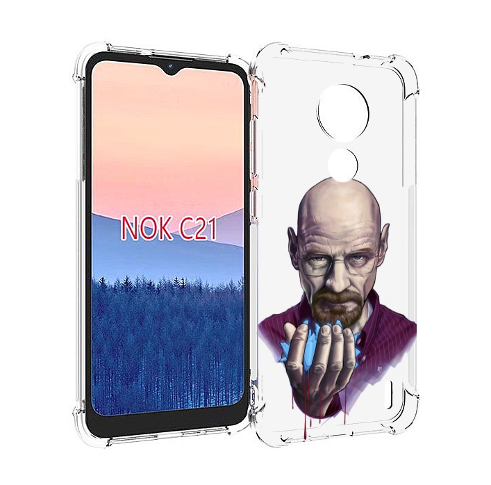 

Чехол MyPads Хайзенберг для Nokia C21, Прозрачный, Tocco