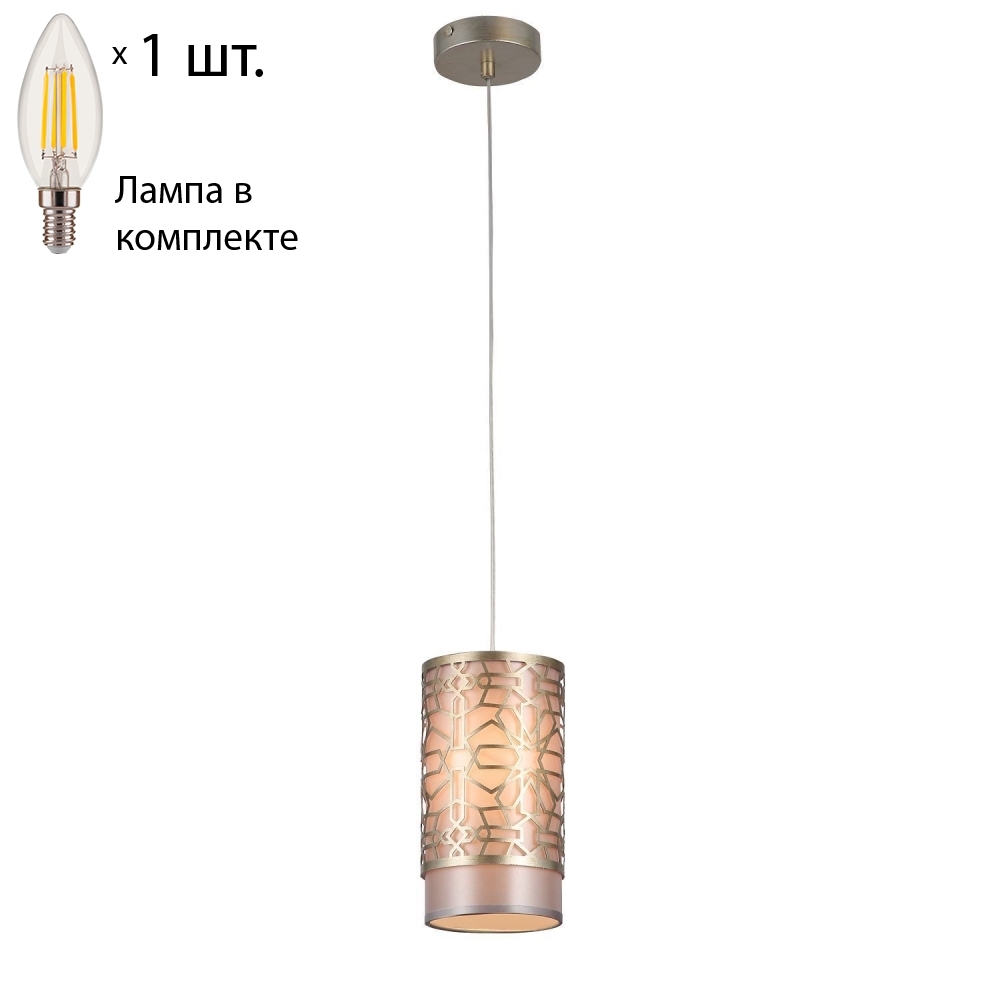 

Подвесной светильник с лампочкой F-promo Arabesco 2912-1P+Lamps E14 Свеча