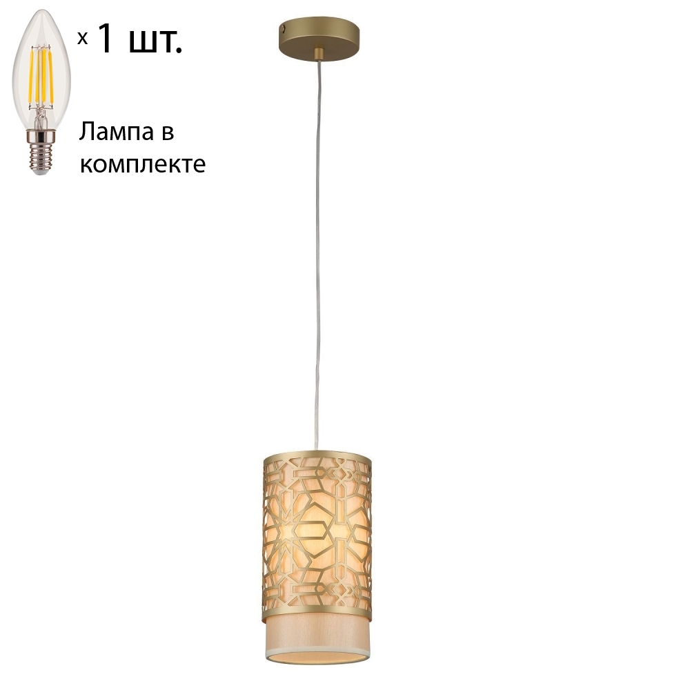 

Подвесной светильник с лампочкой F-promo Arabesco 2911-1P+Lamps E14 Свеча