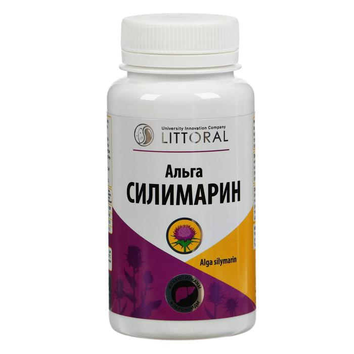 

Расторопша + водоросли Альга Силимарин, 50 капсул по 0,5 г