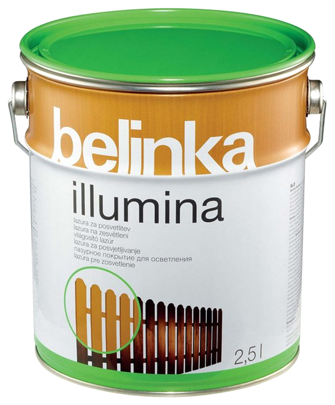 

Лазурь для осветления Belinka Illumina 2,5 л 23 914, Прозрачный