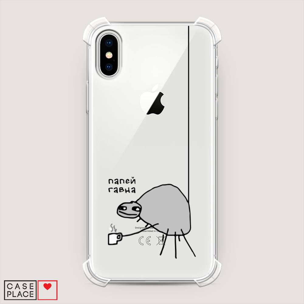 

Чехол Awog на Apple iPhone XS (10S) / Айфон XS (10S) "Павук", Разноцветный, 11851-1