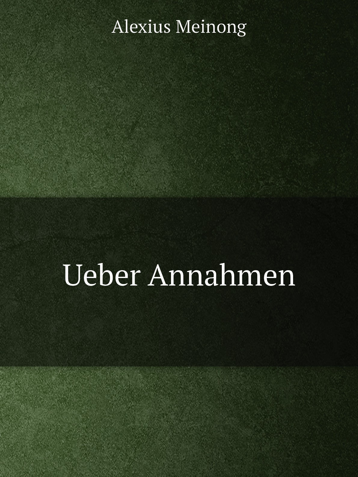 

Ueber Annahmen