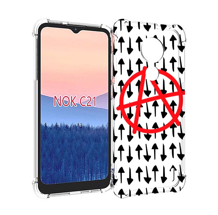 

Чехол MyPads анархия-панк для Nokia C21, Прозрачный, Tocco