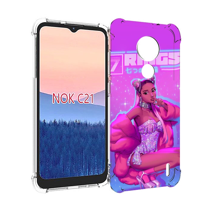 

Чехол MyPads ариана-гранде для Nokia C21, Прозрачный, Tocco