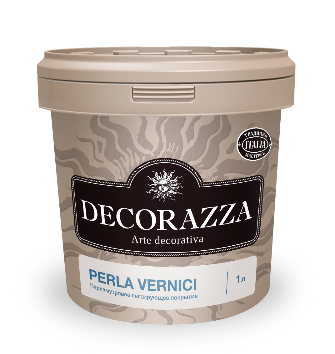 Покрытие перламутровое Decorazza Perla Vernici золото, 1 л