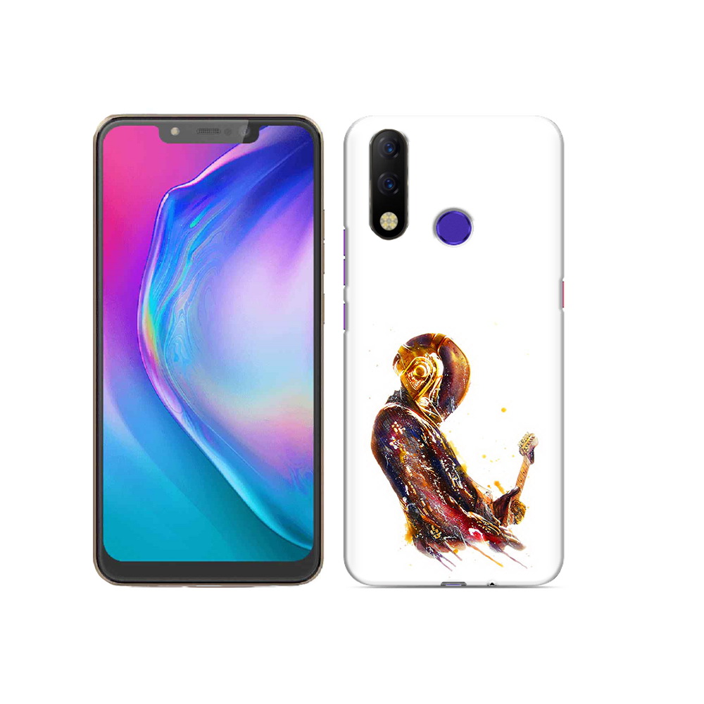 

Чехол MyPads Tocco для Tecno Spark 3 Pro космо-музыкант, Прозрачный, Tocco