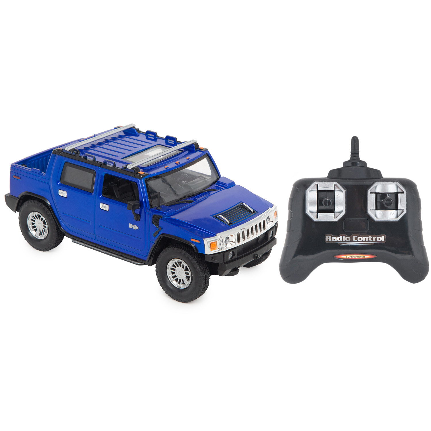 

Машина на радиоуправлении Maxi Car Vip Line Hummer, 1:24, синий