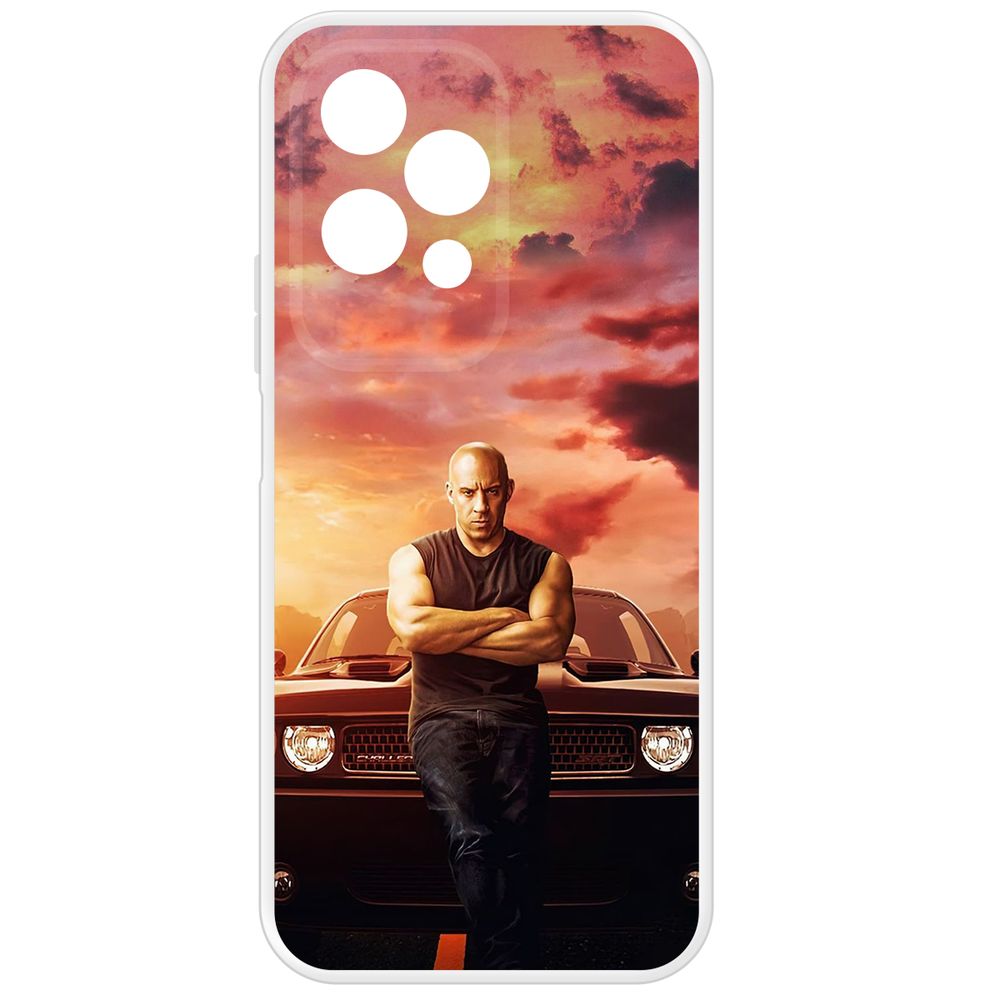 

Чехол-накладка Krutoff Clear Case Форсаж. Доминик Торетто для Honor 200 Lite, Прозрачный