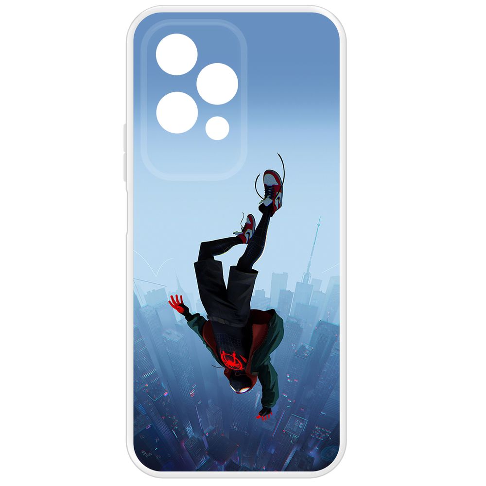 

Чехол-накладка Krutoff Clear Case Человек-Паук. Майлз Моралес для Honor 200 Lite, Прозрачный