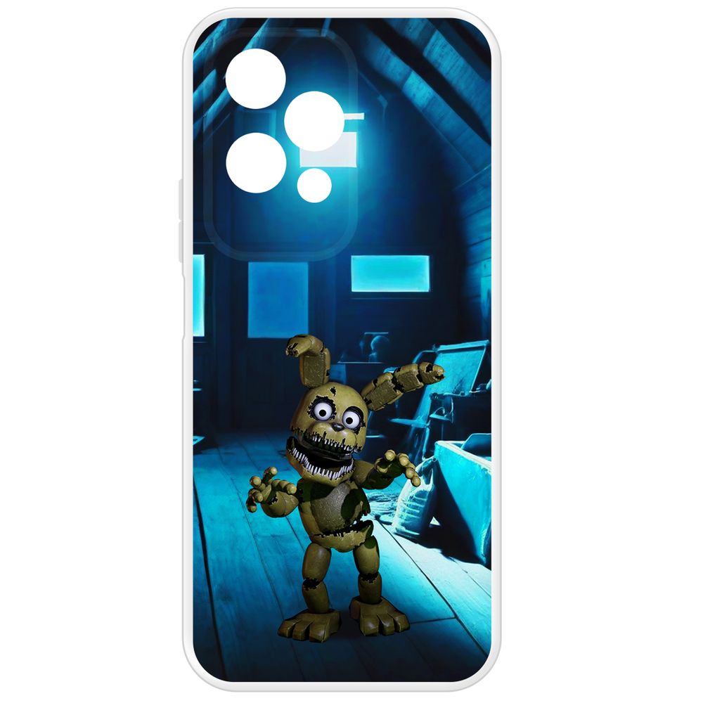 

Чехол-накладка Krutoff Clear Case ФНАФ - Плюштрап для Honor 200 Lite, Прозрачный