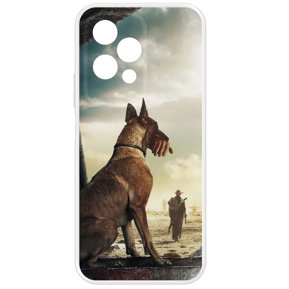 

Чехол-накладка Krutoff Clear Case Фоллаут (Fallout) - Псина для Honor 200 Lite, Прозрачный