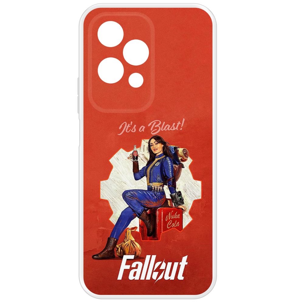

Чехол-накладка Krutoff Clear Case Фоллаут (Fallout) - Это взрыв! для Honor 200 Lite, Прозрачный
