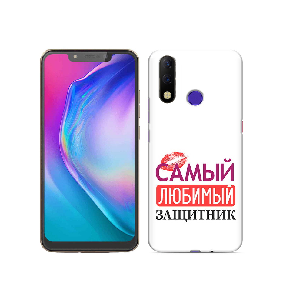 

Чехол MyPads Tocco для Tecno Spark 3 Pro любимый защитник, Прозрачный, Tocco