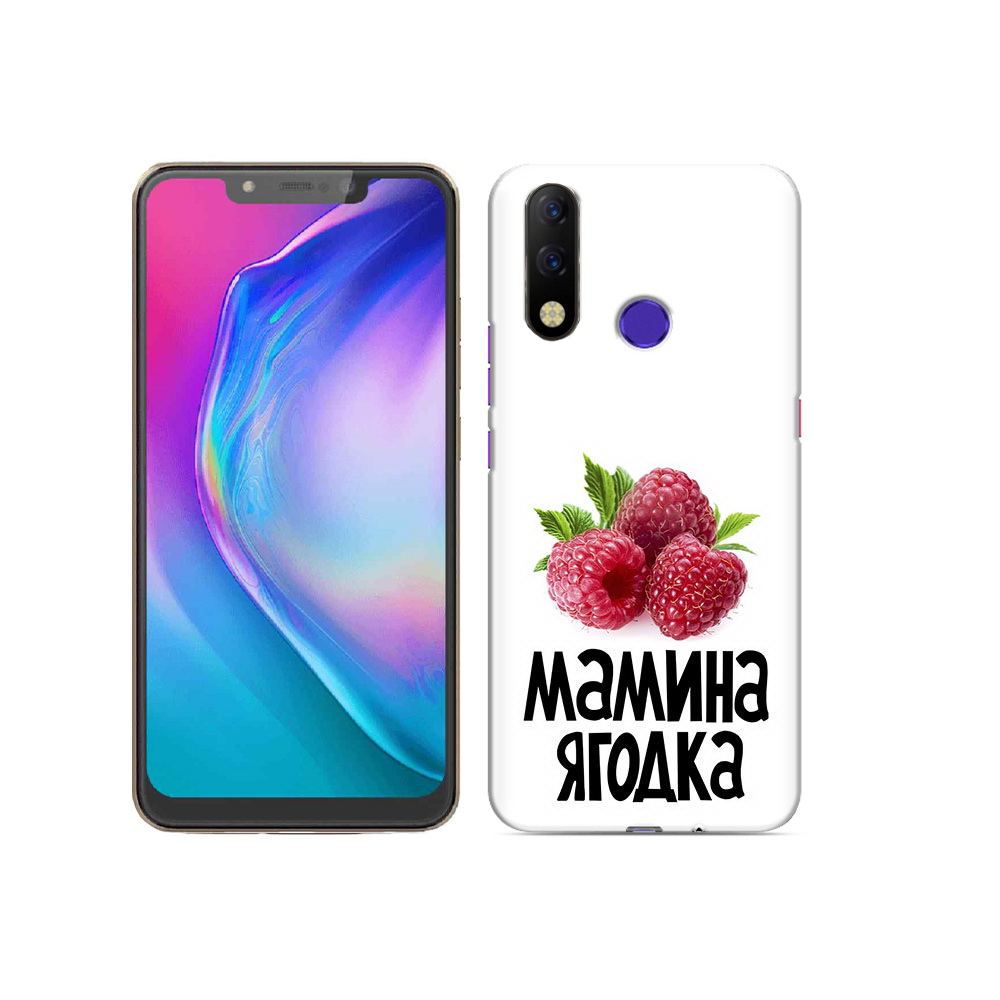 

Чехол MyPads Tocco для Tecno Spark 3 Pro мамина ягодка, Прозрачный, Tocco