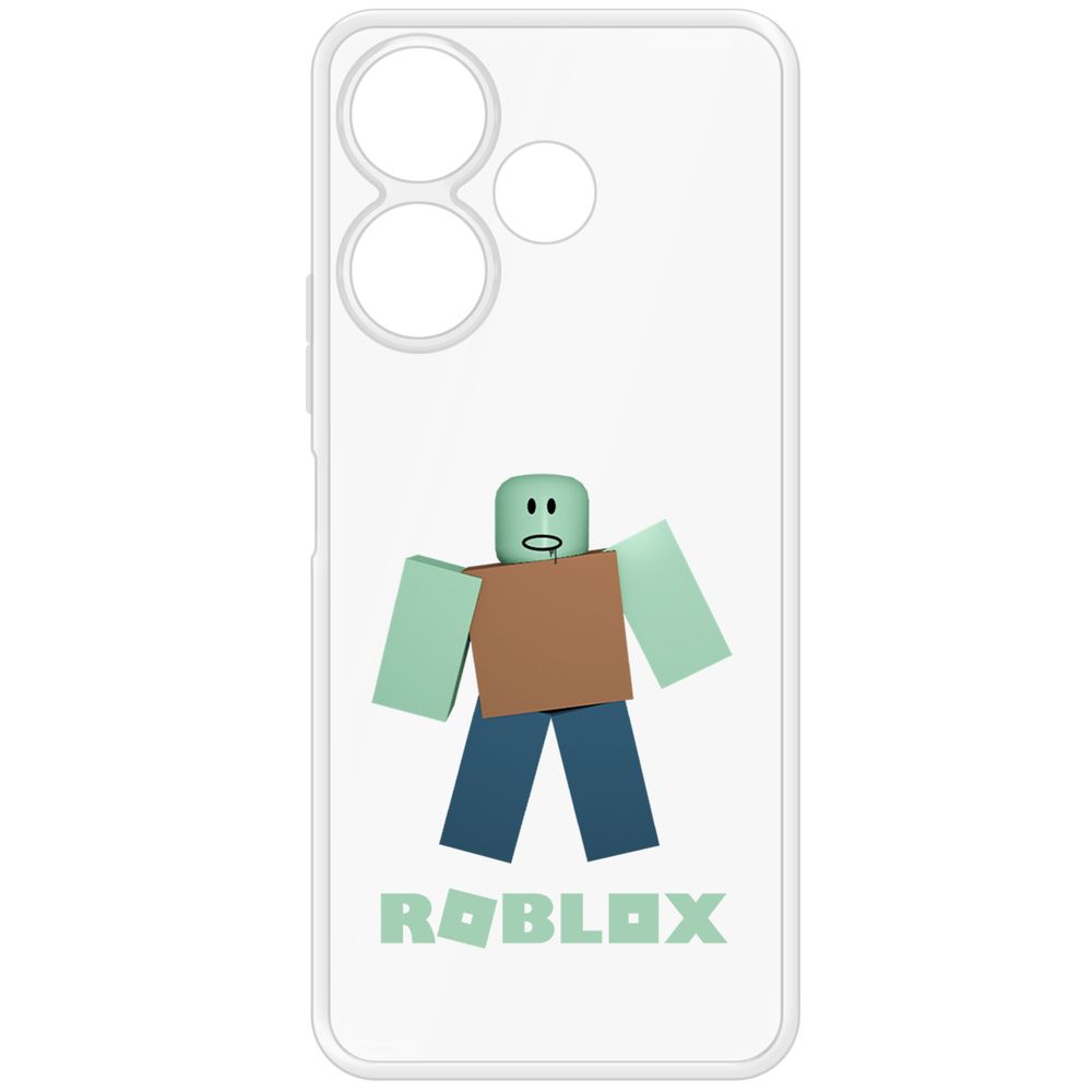 

Чехол-накладка Krutoff Clear Case Roblox-Зомби для Xiaomi Poco M6 4G, Прозрачный