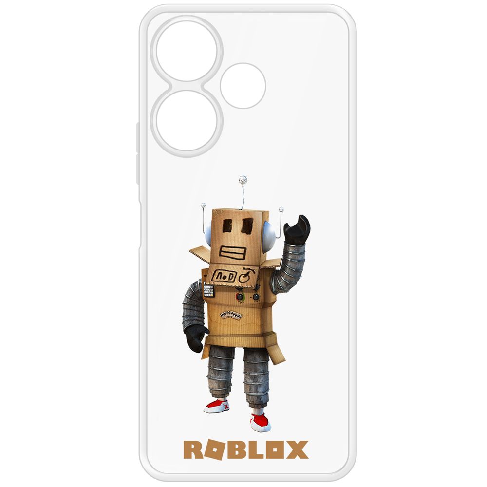 

Чехол-накладка Krutoff Clear Case Roblox-Мистер Робот для Xiaomi Poco M6 4G, Прозрачный