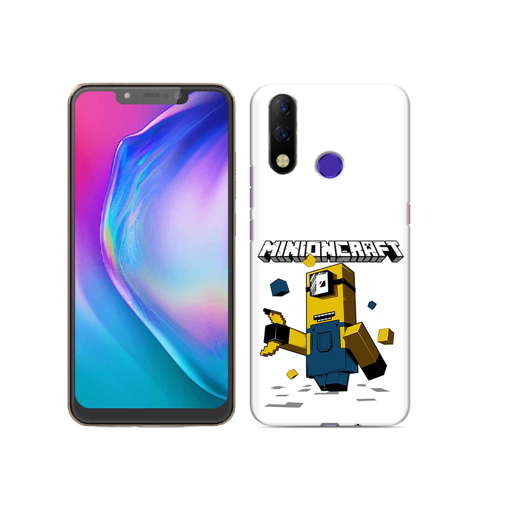 

Чехол MyPads Tocco для Tecno Spark 3 Pro миньон, Прозрачный, Tocco