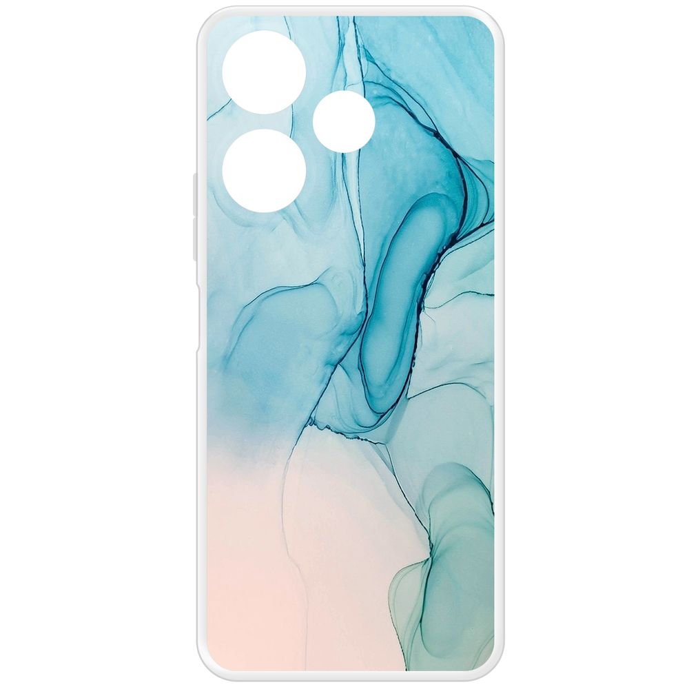 

Чехол-накладка Krutoff Clear Case Абстракт разводы для Xiaomi Poco M6 4G, Прозрачный