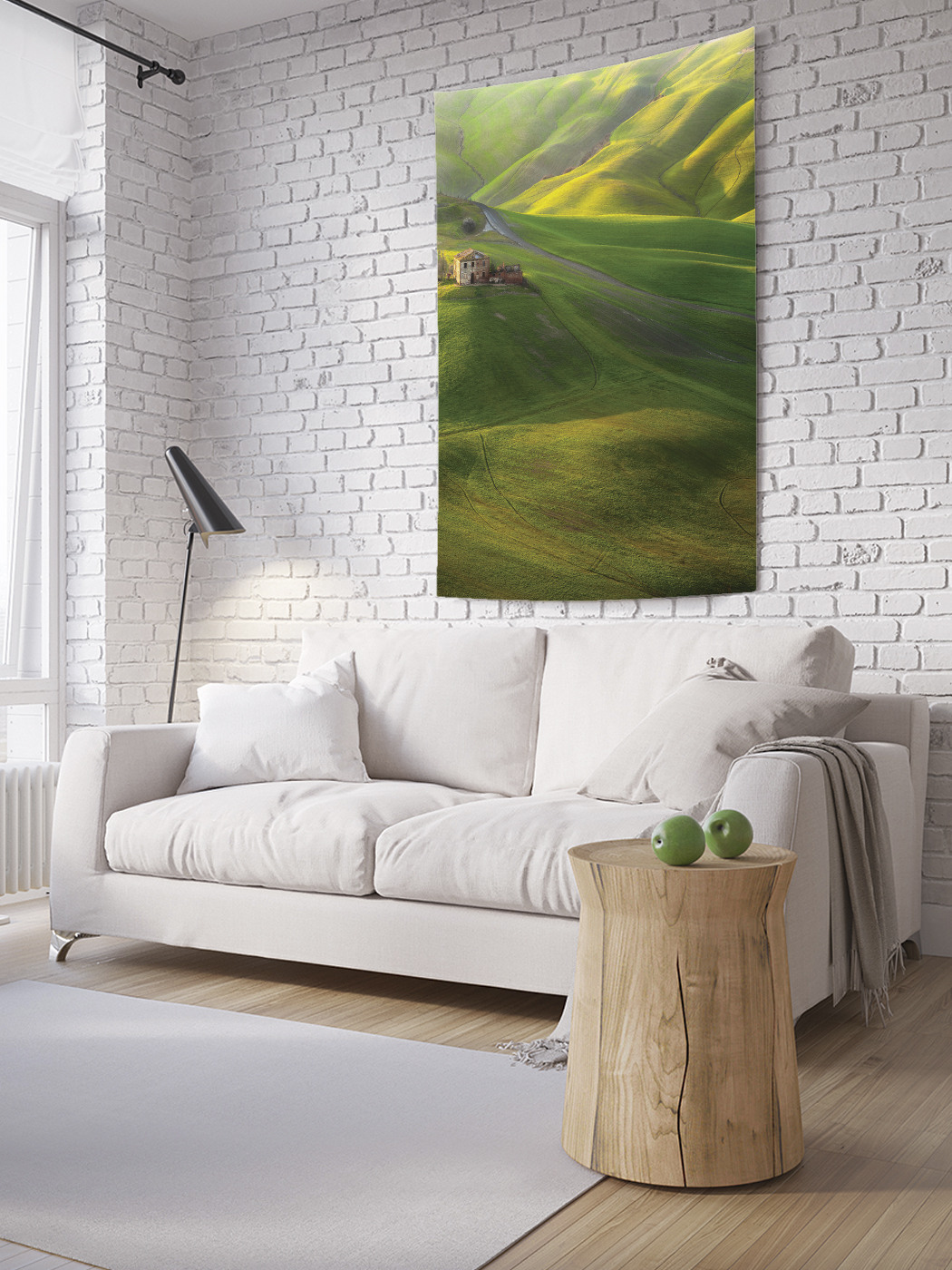 

Вертикальное фотопанно на стену JoyArty Одинокий дом на холме 100x150 см, Одинокий дом на холме