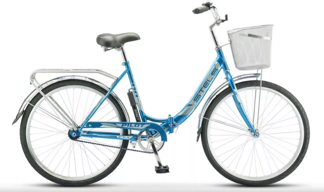 Велосипед STELS PILOT-810 26 колесо 26 рост 19 сезон 2023-2024 морская волна 1123400₽