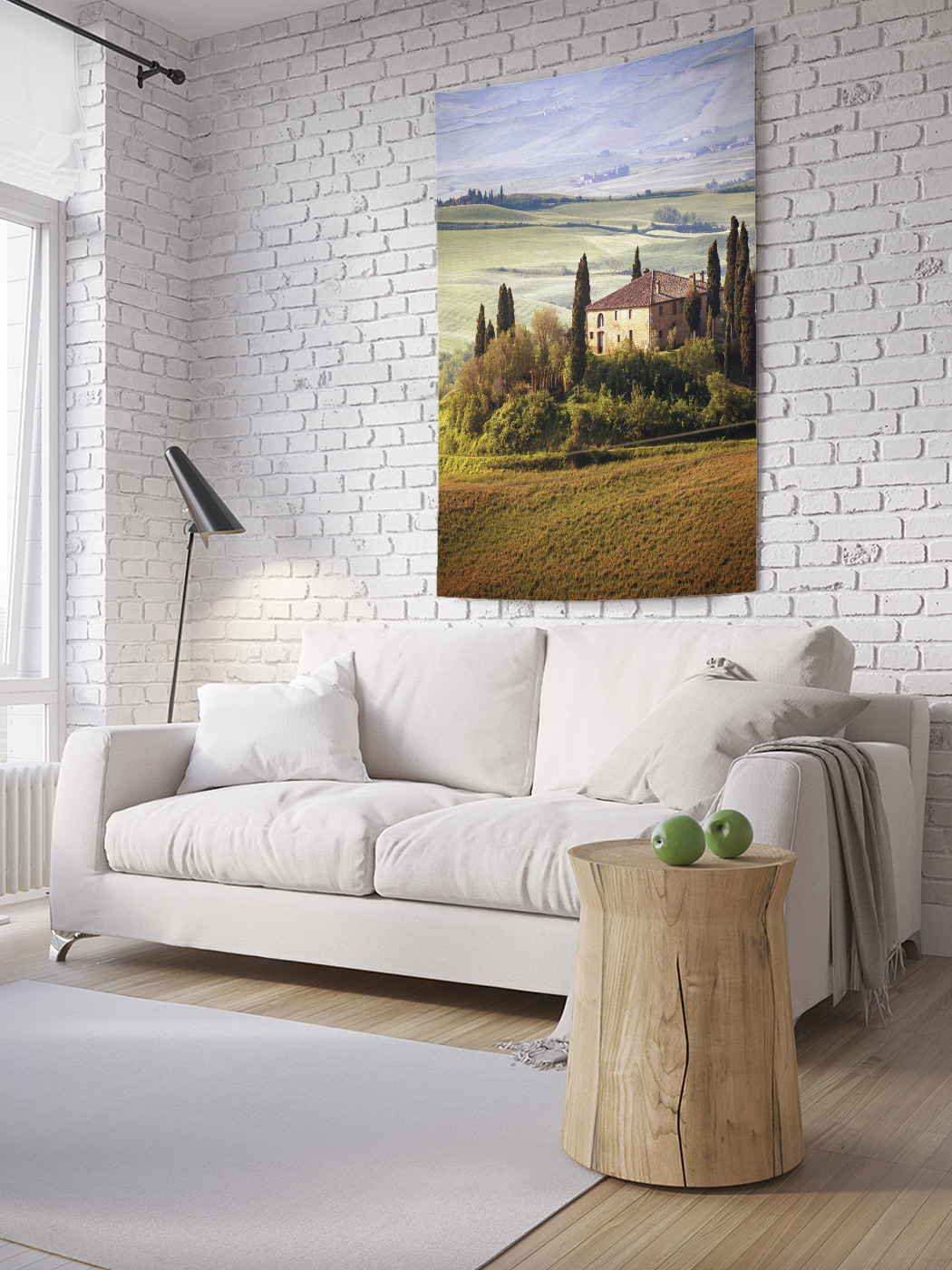 

Вертикальное фотопанно на стену JoyArty Дом на холмистом поле 100x150 см, Дом на холмистом поле
