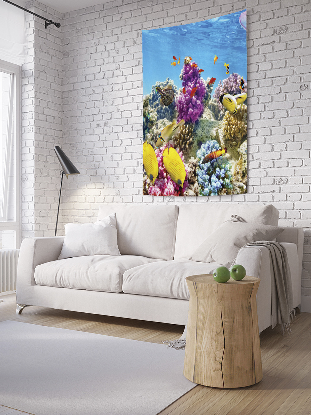 

Вертикальное фотопанно на стену JoyArty Фауна океана 100x150 см, Фауна океана
