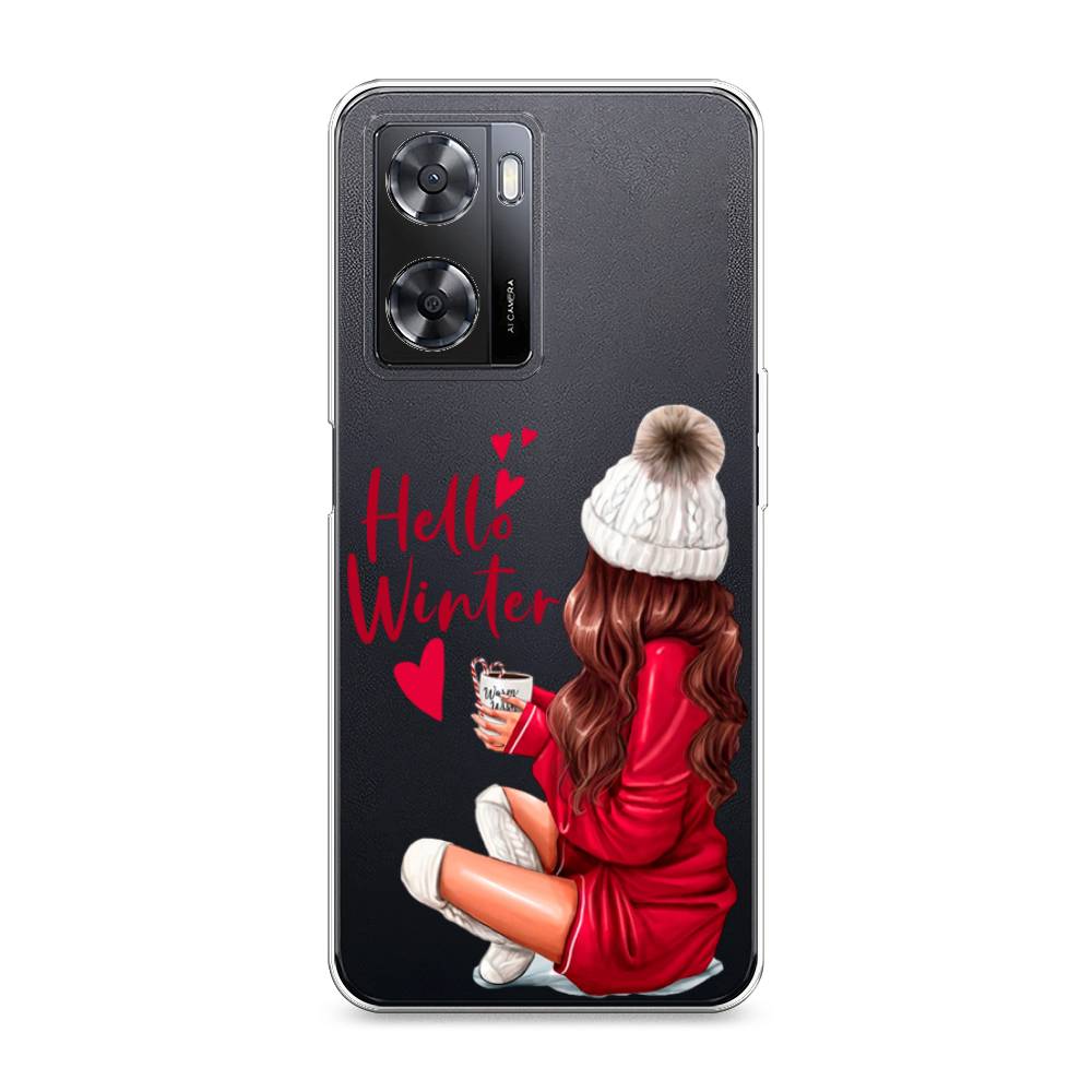 

Чехол на Oppo A57 4G "Hello winter", Красный;белый;коричневый, 2510350-5