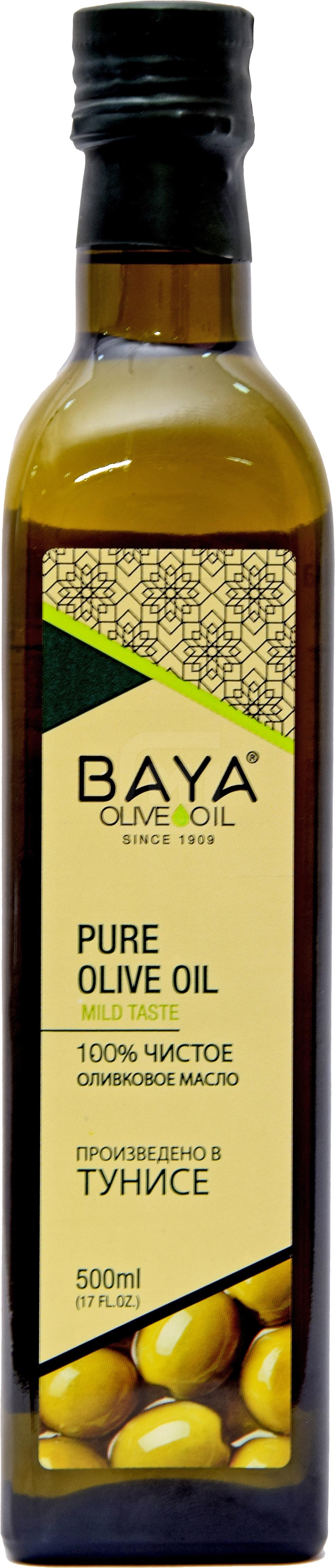 фото Оливковое масло baya pure olive oil рафинированное 500 мл