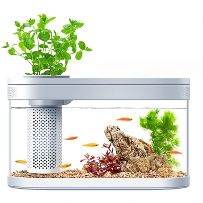 фото Аквариум для рыб geometry fish tank aquaponics ecosystem c180 standart set 9 литров