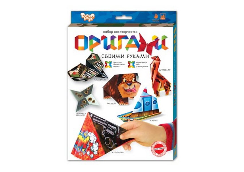 фото Набор для творчества danko toys оригами животные 1 ор-01-02