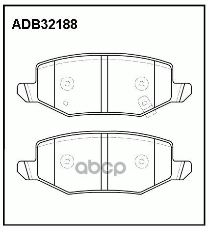 

Тормозные колодки ALLIED NIPPON дисковые ADB32188