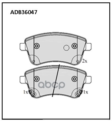 

Тормозные колодки ALLIED NIPPON дисковые ADB36047