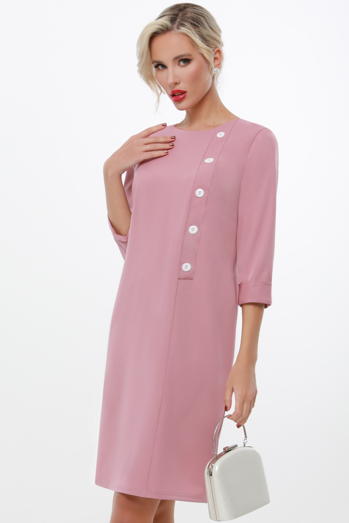 

Платье женское DSTrend Светская хроника розовое 44 RU, Розовый, Светская хроника