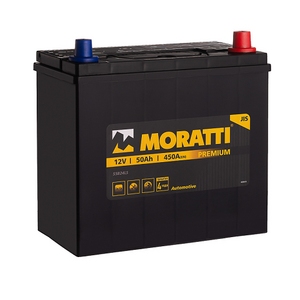 

Аккумулятор Moratti 55B24LS 50 Ач 450А обр. пол.
