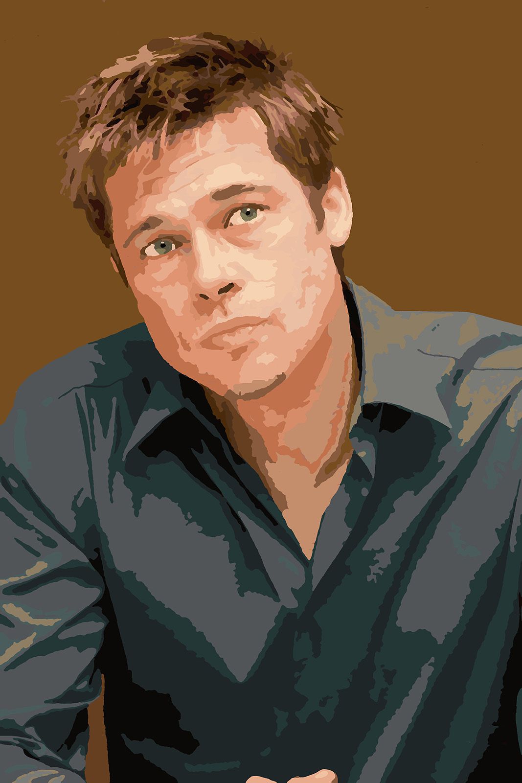 

Картина по номерам Красиво Красим Брэд Питт, 80 х 120 см, Брэд Питт