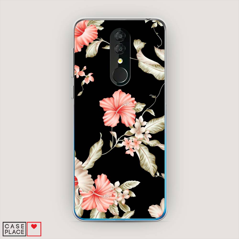 

Чехол Awog на Alcatel 3 5053Y (2019) / Алкатель 3 5053Y (2019) "Цветы на черном", Разноцветный, 170550-8