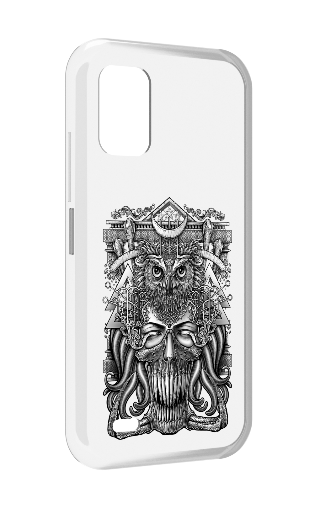 

Чехол MyPads зубастая сова для UMIDIGI Bison GT2 / GT2 Pro, Прозрачный, Tocco