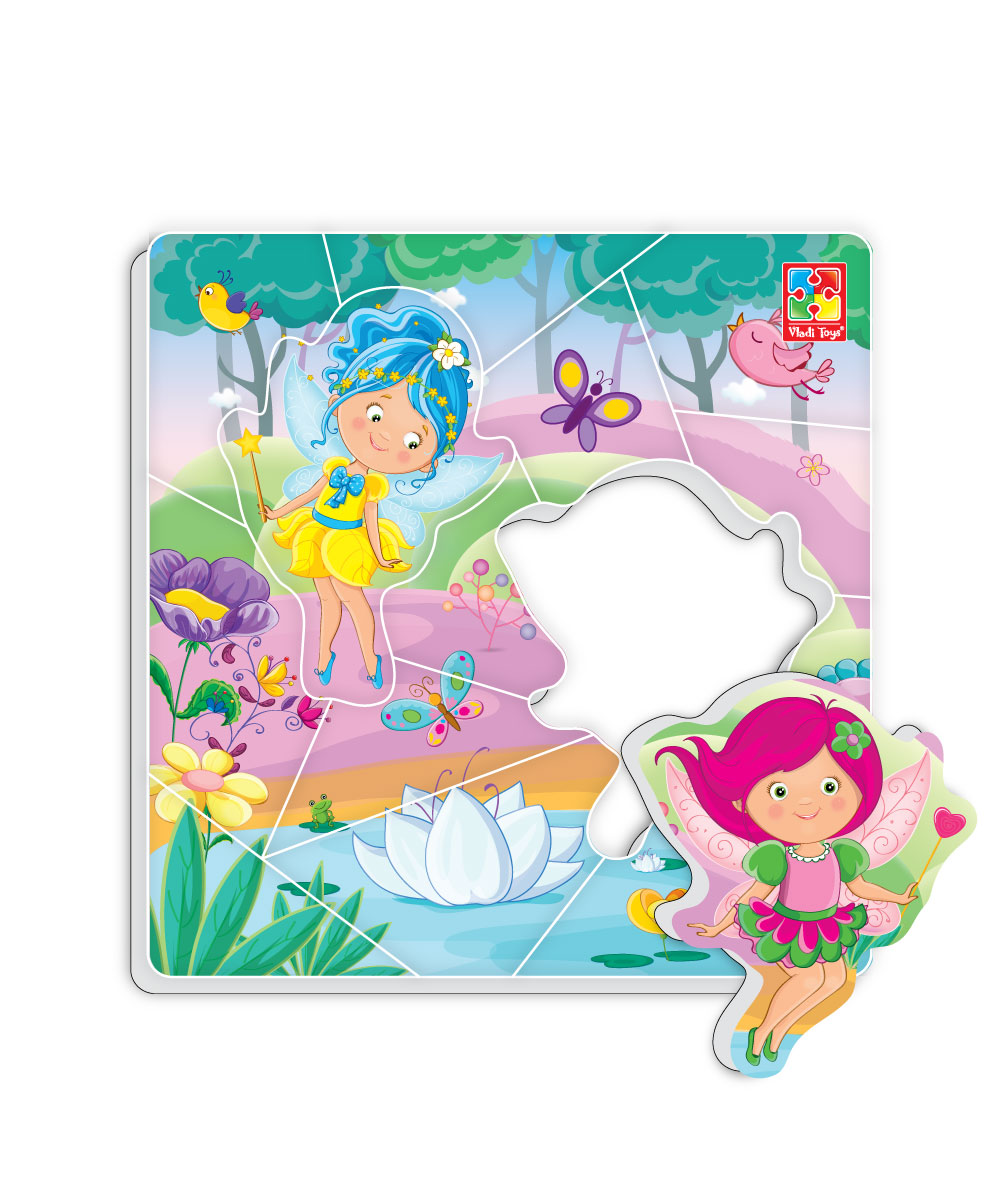 

Магнитные пазлы Vladi Toys Феи (14 деталей)
