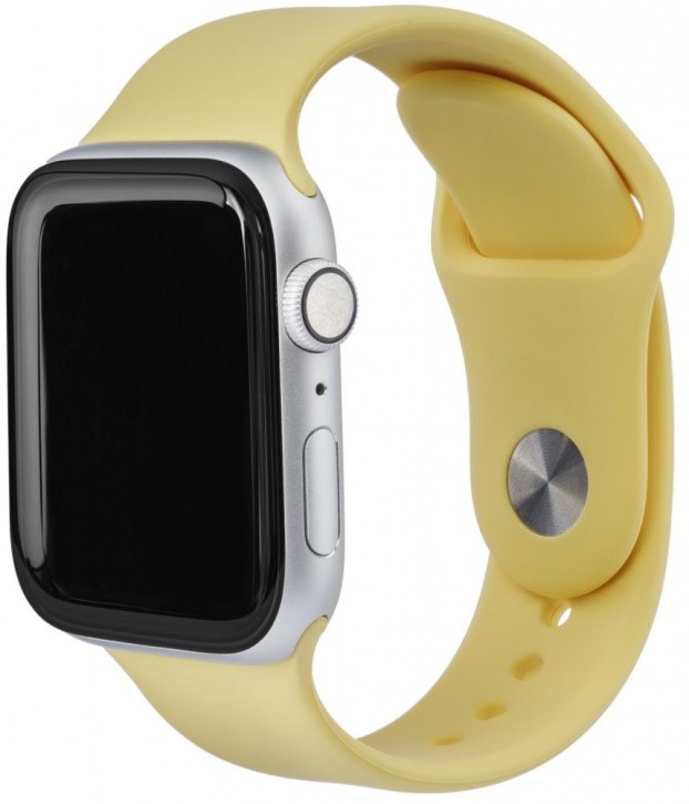 Ремешок VLP Silicone Band для Apple Watch 42/44 мм (желтый)