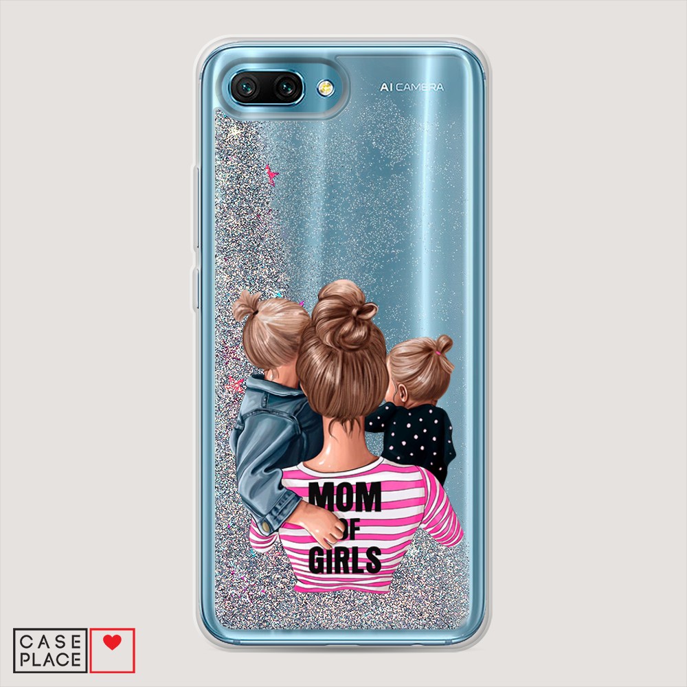 

Чехол Awog на Honor 10 "Mom of Girls", Разноцветный, 65391-1