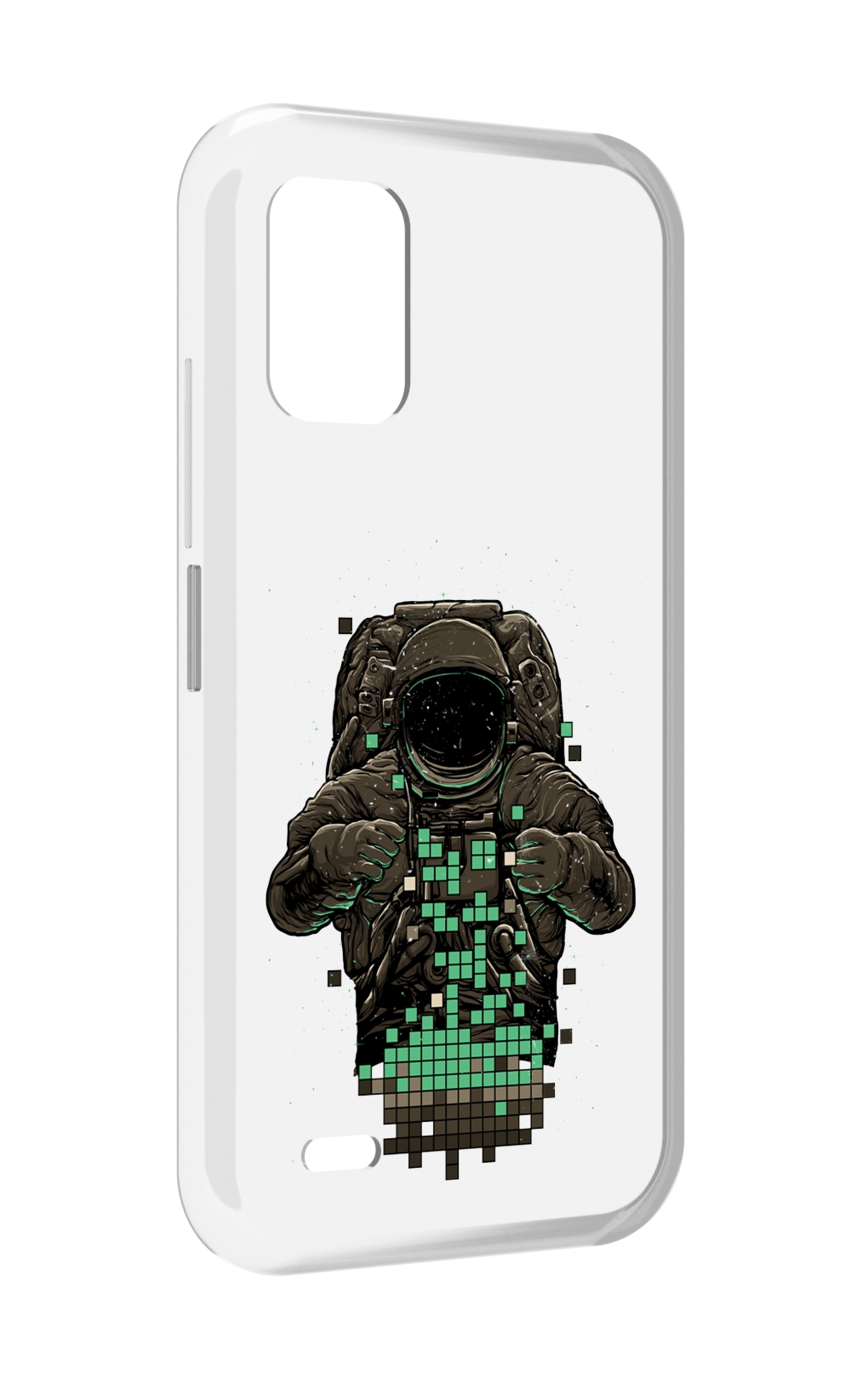 

Чехол MyPads космонавт с пикселями для UMIDIGI Bison GT2 / GT2 Pro, Прозрачный, Tocco