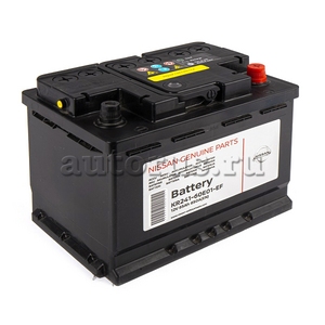 

Аккумулятор Nissan 65 Ач 650А обр. пол. KR241-60E01-EF