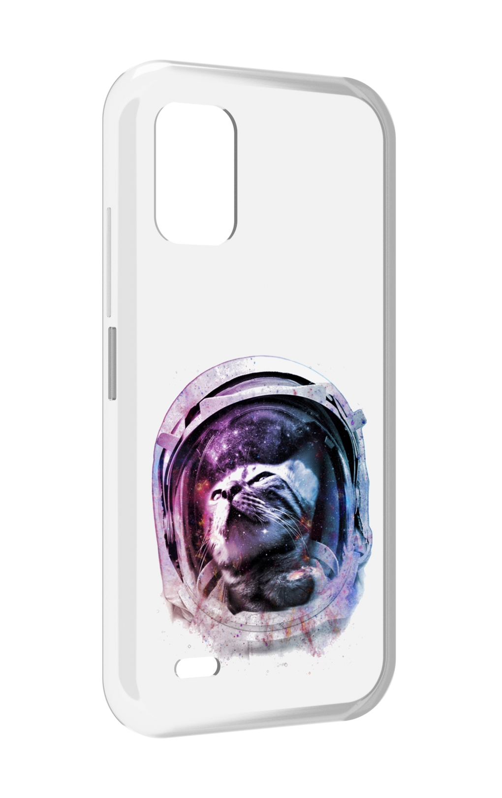 

Чехол MyPads кот в шлеме для UMIDIGI Bison GT2 / GT2 Pro, Прозрачный, Tocco