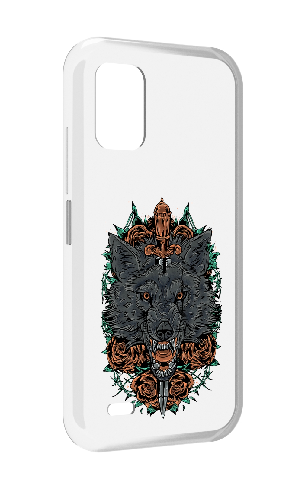 

Чехол MyPads красивый злой волк для UMIDIGI Bison GT2 / GT2 Pro, Прозрачный, Tocco